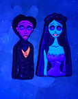 Set Of 2 Corpse Bride Enamel Pins Hat Pins Lapel Pin Brooch Badge Festival Pins