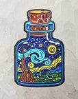 Starry Potion Night Vincent Painting Van Gogh Enamel Pins Hat Pins Lapel Pin Brooch Badge Festival Pin