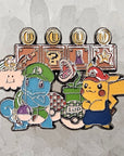 Mario-mon Gotta Game Em All Pokeball Pikachu Squirtle Enamel Pins Limited Edition Hat Pins Lapel Pin Brooch Badge Festival Pin