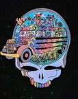 Furthur Bus Dancing Bear Crew Forever Grateful Stealie Dead Lot Limited Edition Glow Enamel Pins Hat Pins Lapel Pin Brooch Badge Festival Pin