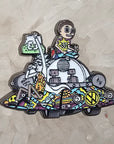 10 Pack - Trippy Ship Rick And Festival Fiend Morty Psychedelic Limited Edition Glow Enamel Pins Wholesale Hat Pins Bulk Lapel Pin Brooch Badge Festival Pin