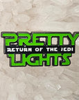 Return Of The Pretty Lights V2 Green Dj Jedi Star Edm Wars Glow Enamel Pins Hat Pins Lapel Pin Brooch Badge Festival Pin