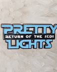 Return Of The Pretty Lights V5 Light Blue Dj Jedi Star Edm Wars Glow Enamel Pins Hat Pins Lapel Pin Brooch Badge Festival Pin