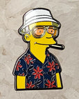 Hunter S Gonzo Thompson Simpson Edition Mashup Enamel Pins Hat Pins Lapel Pin Brooch Badge Festival Pin