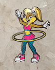 Raver Lola Bunny Hula Hoop Looney Flowmie Tunes Enamel Pins Hat Pins Lapel Pin Brooch Badge Festival Pin