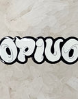 Opiou Edm Dubstep DJ Rave Music White Glow Enamel Pins Hat Pins Lapel Pin Brooch Badge Festival Pin