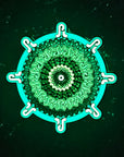 PL Mandala Portal Pretty Bass Lights Edm PLF Music DJ Blue/Yellow Enamel Pins Hat Pins Lapel Pin Brooch Badge Festival Pin