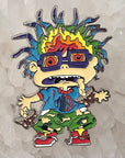 Trippy Hippie Chuckie Rug Rat Grateful Shakedown Dead Phish 90s Cartoon Limited Edition Glow Enamel Pins Hat Pins Lapel Pin Brooch Badge Festival Pin
