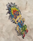 Trippy Hippie Chuckie Rug Rat Grateful Shakedown Dead Phish 90s Cartoon Limited Edition Glow Enamel Pins Hat Pins Lapel Pin Brooch Badge Festival Pin