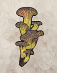 Fire Mushroom Cluster Mycology Shroom Psychedelic Art Limited Edition Glitter Enamel Pin Hat Pin Lapel Pin Brooch Badge Festival Pin