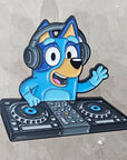 Dj Bluey Dubstep Dog Rave Edm Enamel Pins Hat Pins Lapel Pin Brooch Badge Festival Pin