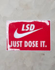 Just Dose It V2 Lsd Psychedelic Acid Enamel Pins Hat Pins Lapel Pin Brooch Badge Festival Pin