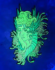 Druid Goddess Bloom V2 Flower Skull Psychedelic Art Enamel Pins Hat Pins Lapel Pin Brooch Badge Festival Pin
