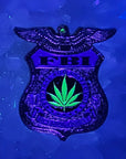 Federal Bud Inspector Weed FBI Badge Cannabis Medical Marijuana Enamel Pins Hat Pins Lapel Pin Brooch Badge Festival Pin