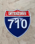 Interstate 710 Dab Time USA High Way Weed Concentrate Hash Oil Enamel Pins Hat Pins Lapel Pin Brooch Badge Festival Pin