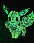 Psychedelic Monster Face Eevee Demons Poke Ball Video Game Enamel Pins Hat Pins Lapel Pin Brooch Badge Festival Pin