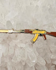 Silencer Ak47 Assault Rifle Gun Hidden Mini Spoon V1 Enamel Pins Hat Pins Lapel Pin Brooch Badge Festival Pin