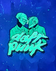Daft Edm Punk Techno Music Raver V2 Glow Enamel Pins Hat Pins Lapel Pin Brooch Badge Festival Pin