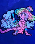 The Midnight Stoner Gospel Clancy & Charlotte Festival Family Weed Cartoon Glow Enamel Pins Hat Pins Lapel Pin Brooch Badge Festival Pin