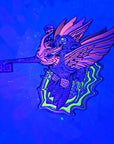 Android Humming Bird Skeleton Key Psychedelic Art V5 Enamel Pins Hat Pins Lapel Pin Brooch Badge Festival Pin