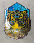 Third Eye Of The Tiger V3 Trippy Psychedelic Animal Art Glow Enamel Pins Hat Pins Lapel Pin Brooch Badge Festival Pin