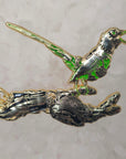 Android Bird Perch V4 Trippy Robot Psychedelic Cyborg Art 3D Enamel Pins Hat Pins Lapel Pin Brooch Badge Festival Pin