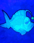 Angler Fish V2 Psychedelic Animal Art Enamel Pins Hat Pins Lapel Pin Brooch Badge Festival Pin