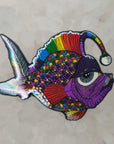 Angler Fish V3 Psychedelic Animal Art Enamel Pins Hat Pins Lapel Pin Brooch Badge Festival Pin