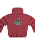 Dj Cat Scratch Kitty Turntable Edm Hoodie 2 Sided Men's Hooded Sweatshirt By Carissa Williams X Mythical Merch