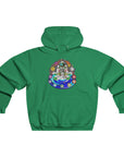 Chakranaut Space Meditation Chakra Planet Hoodie 2 Sided Men's Hooded Sweatshirt By Erin Barnhart X Mythical Merch