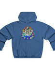 Chakranaut Space Meditation Chakra Planet Hoodie 2 Sided Men's Hooded Sweatshirt By Erin Barnhart X Mythical Merch