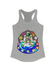Chakranaut Space Meditation Chakra Planet Women's Ideal Racerback Tank Top