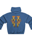 Fire Mushroom Cluster Shroom Hoodie 2 Sided Men's Hooded Sweatshirt By Erin Barnhart X Mythical Merch