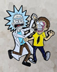 Rick Steal Your Face Morty Forever Grateful Stealie Deadhead Enamel Pins Hat Pins Lapel Pin Brooch Badge Festival Pin
