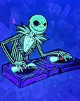 Dj Jack S Nightmare Before Vinyl Christmas Halloween Edm Dubstep 2000s Cartoon Enamel Pins Hat Pins Lapel Pin Brooch Badge Festival Pin