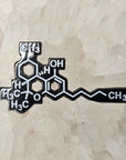 Thc Molecule Weed Dab Glow Enamel Pins Hat Pins Lapel Pin Brooch Badge Festival Pin