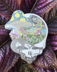 Set Of 2 - Swing To Another Universe Stealie Day & Night Editions Grateful Shakedown Street Dead Lot Enamel Pins Limited Edition Hat Pins Lapel Pin Brooch Badge Festival Pin