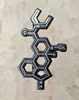 Lsd Molecule Acid Blotter Glow Enamel Pins Hat Pins Lapel Pin Brooch Badge Festival Pin