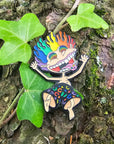 10 Pack - Wild Psychedelic Warrior Donnie Thornberry Trippy Thornberries Family Limited Glow Edition Enamel Pins Wholesale Hat Pins Lapel Pin Bulk Brooch Badge Festival Pin