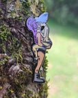 Kinked Amy & Leela Love Kinkarama Sexy Pinup Erotic 2000s Cartoon Glow Enamel Pins Hat Pins Lapel Pin Brooch Badge Festival Pin