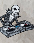 Dj Jack S Nightmare Before Vinyl Christmas Halloween Edm Dubstep 2000s Cartoon Enamel Pins Hat Pins Lapel Pin Brooch Badge Festival Pin