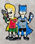 Beavis Bat Man & Robin Butthead 90s Cartoon Enamel Pins Hat Pins Lapel Pin Brooch Badge Festival Pin