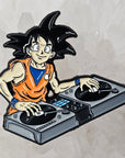 Dj Goku Super Vinyl Sayan Edm Anime Dubstep 2000s Cartoon Enamel Pins Hat Pins Lapel Pin Brooch Badge Festival Pin