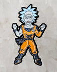 Super Sayan Rick Dragon Dbz Ball Morty Anime Cartoon Enamel Pins Hat Pins Lapel Pin Brooch Badge Festival Pin