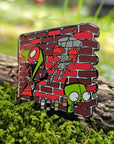 Girffiti Invader Gir Graffiti Zim Glow Enamel Pins Hat Pins Lapel Pin Brooch Badge Festival Pin