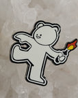 Banksy Molotov Teddy Bear Enamel Pins Hat Pins Lapel Pin Brooch Badge Festival Pin