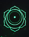 Sacral Chakra Series Meditation Buddha Psychedelic Art Glow Enamel Hat Pin