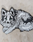 Mythical Marble Fox Of The Forest Nature Animal Glow Enamel Pin Hat Pin Lapel Pin Brooch Badge Festival Pin
