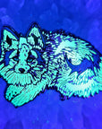 Mythical Marble Fox Of The Forest Nature Animal Glow Enamel Pin Hat Pin Lapel Pin Brooch Badge Festival Pin