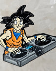 Dj Goku Super Vinyl Sayan Edm Anime Dubstep 2000s Cartoon Enamel Pins Hat Pins Lapel Pin Brooch Badge Festival Pin